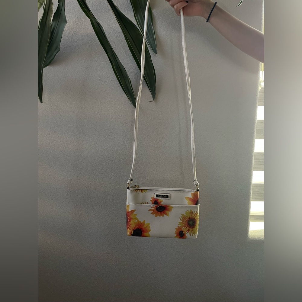 Calvin Klein Sunflower Crossbody Purse